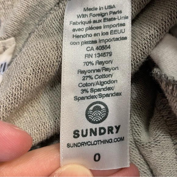 Sundry for Evereve Everyday Pocket Jogger Heather Grey Size 0/XS - Picture 8 of 11